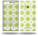 Boxed Sage Green - Decal Style Skin (fits Nokia Lumia 928)