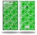 Wavey Green - Decal Style Skin (fits Nokia Lumia 928)