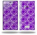Wavey Purple - Decal Style Skin (fits Nokia Lumia 928)