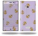 Anchors Away Lavender - Decal Style Skin (fits Nokia Lumia 928)