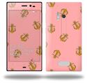Anchors Away Pink - Decal Style Skin (fits Nokia Lumia 928)