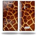 Fractal Fur Giraffe - Decal Style Skin (fits Nokia Lumia 928)