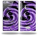 Alecias Swirl 02 Purple - Decal Style Skin (fits Nokia Lumia 928)
