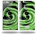 Alecias Swirl 02 Green - Decal Style Skin (fits Nokia Lumia 928)