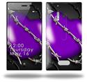 Barbwire Heart Purple - Decal Style Skin (fits Nokia Lumia 928)