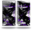 Abstract 02 Purple - Decal Style Skin (fits Nokia Lumia 928)