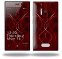 Abstract 01 Red - Decal Style Skin (fits Nokia Lumia 928)