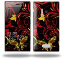 Twisted Garden Red and Yellow - Decal Style Skin (fits Nokia Lumia 928)