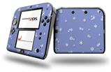 Snowflakes - Decal Style Vinyl Skin fits Nintendo 2DS - 2DS NOT INCLUDED