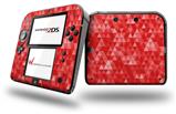Triangle Mosaic Red - Decal Style Vinyl Skin fits Nintendo 2DS - 2DS NOT INCLUDED