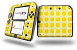 Squared Yellow - Decal Style Vinyl Skin fits Nintendo 2DS - 2DS NOT INCLUDED