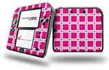Squared Fushia Hot Pink - Decal Style Vinyl Skin fits Nintendo 2DS - 2DS NOT INCLUDED