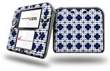 Boxed Navy Blue - Decal Style Vinyl Skin fits Nintendo 2DS - 2DS NOT INCLUDED