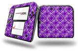 Wavey Purple - Decal Style Vinyl Skin fits Nintendo 2DS - 2DS NOT INCLUDED