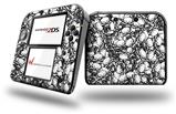 Scattered Skulls White - Decal Style Vinyl Skin fits Nintendo 2DS - 2DS NOT INCLUDED