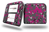 WraptorCamo Old School Camouflage Camo Fuschia Hot Pink - Decal Style Vinyl Skin fits Nintendo 2DS - 2DS NOT INCLUDED