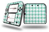 Houndstooth Seafoam Green - Decal Style Vinyl Skin fits Nintendo 2DS - 2DS NOT INCLUDED