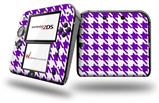 Houndstooth Purple - Decal Style Vinyl Skin fits Nintendo 2DS - 2DS NOT INCLUDED