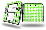 Houndstooth Neon Lime Green - Decal Style Vinyl Skin fits Nintendo 2DS - 2DS NOT INCLUDED