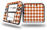 Houndstooth Burnt Orange - Decal Style Vinyl Skin fits Nintendo 2DS - 2DS NOT INCLUDED
