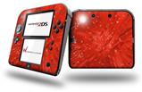 Stardust Red - Decal Style Vinyl Skin fits Nintendo 2DS - 2DS NOT INCLUDED