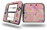 Neon Swoosh on Pink - Decal Style Vinyl Skin fits Nintendo 2DS - 2DS NOT INCLUDED
