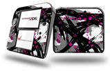 Abstract 02 Pink - Decal Style Vinyl Skin fits Nintendo 2DS - 2DS NOT INCLUDED