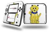 Puppy Dogs on White - Decal Style Vinyl Skin fits Nintendo 2DS - 2DS NOT INCLUDED
