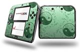 Feminine Yin Yang Green - Decal Style Vinyl Skin fits Nintendo 2DS - 2DS NOT INCLUDED