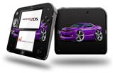 2010 Camaro RS Purple - Decal Style Vinyl Skin fits Nintendo 2DS - 2DS NOT INCLUDED