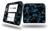 Skulls Confetti Blue - Decal Style Vinyl Skin fits Nintendo 2DS - 2DS NOT INCLUDED