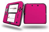 Solids Collection Fushia - Decal Style Vinyl Skin fits Nintendo 2DS - 2DS NOT INCLUDED