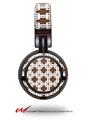 Decal style Skin Wrap for Sony MDR ZX100 Headphones Boxed Chocolate Brown (HEADPHONES  NOT INCLUDED)