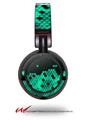 Decal style Skin Wrap for Sony MDR ZX100 Headphones HEX Seafoan Green (HEADPHONES  NOT INCLUDED)