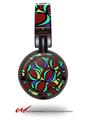Decal style Skin Wrap for Sony MDR ZX100 Headphones Crazy Dots 04 (HEADPHONES  NOT INCLUDED)