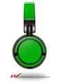 Decal style Skin Wrap for Sony MDR ZX100 Headphones Solids Collection Green (HEADPHONES  NOT INCLUDED)