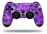 WraptorSkinz Skin compatible with Sony PS4 Dualshock Controller PlayStation 4 Original Slim and Pro Triangle Mosaic Purple (CONTROLLER NOT INCLUDED)