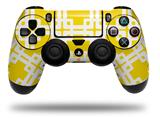 WraptorSkinz Skin compatible with Sony PS4 Dualshock Controller PlayStation 4 Original Slim and Pro Boxed Yellow (CONTROLLER NOT INCLUDED)