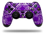 WraptorSkinz Skin compatible with Sony PS4 Dualshock Controller PlayStation 4 Original Slim and Pro Wavey Purple (CONTROLLER NOT INCLUDED)