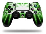 WraptorSkinz Skin compatible with Sony PS4 Dualshock Controller PlayStation 4 Original Slim and Pro Lightning Green (CONTROLLER NOT INCLUDED)