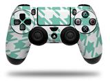WraptorSkinz Skin compatible with Sony PS4 Dualshock Controller PlayStation 4 Original Slim and Pro Houndstooth Seafoam Green (CONTROLLER NOT INCLUDED)