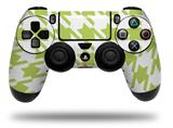 WraptorSkinz Skin compatible with Sony PS4 Dualshock Controller PlayStation 4 Original Slim and Pro Houndstooth Sage Green (CONTROLLER NOT INCLUDED)