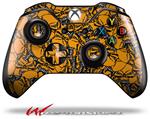 Decal Style Skin for Microsoft XBOX One Wireless Controller Scattered Skulls Orange - (CONTROLLER NOT INCLUDED)
