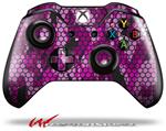 Decal Style Skin for Microsoft XBOX One Wireless Controller HEX Mesh Camo 01 Pink - (CONTROLLER NOT INCLUDED)