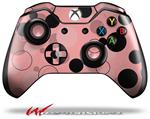 Decal Style Skin for Microsoft XBOX One Wireless Controller Lots of Dots Pink on Pink - (CONTROLLER NOT INCLUDED)