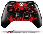 Decal Style Skin for Microsoft XBOX One Wireless Controller Big Kiss Lips Red on Black - (CONTROLLER NOT INCLUDED)