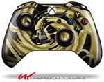 Decal Style Skin for Microsoft XBOX One Wireless Controller Alecias Swirl 02 Yellow - (CONTROLLER NOT INCLUDED)
