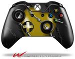 Decal Style Skin for Microsoft XBOX One Wireless Controller Barbwire Heart Yellow - (CONTROLLER NOT INCLUDED)