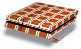 Vinyl Decal Skin Wrap compatible with Sony PlayStation 4 Original Console Squared Burnt Orange (PS4 NOT INCLUDED)