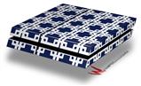 Vinyl Decal Skin Wrap compatible with Sony PlayStation 4 Original Console Boxed Navy Blue (PS4 NOT INCLUDED)